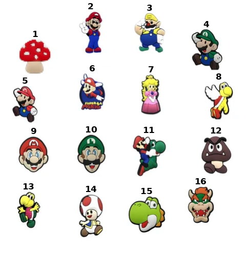 PINS SUPER MARIO