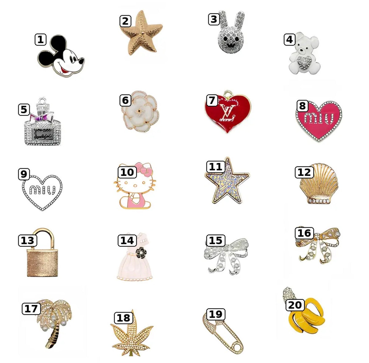PINS MIX MÉTAL