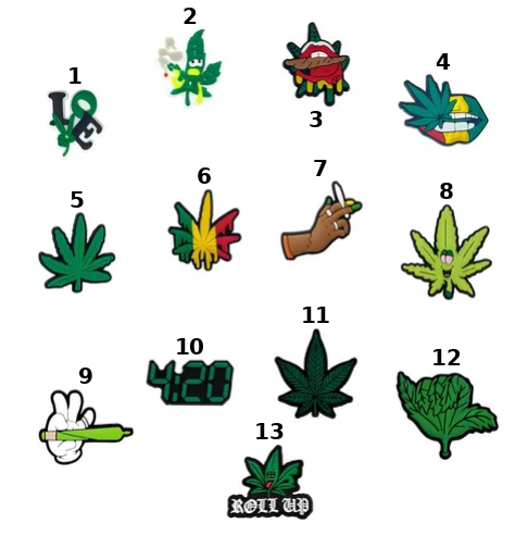 PINS WEED