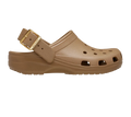 CLOGS METALLIC BUCKLE SEPIA