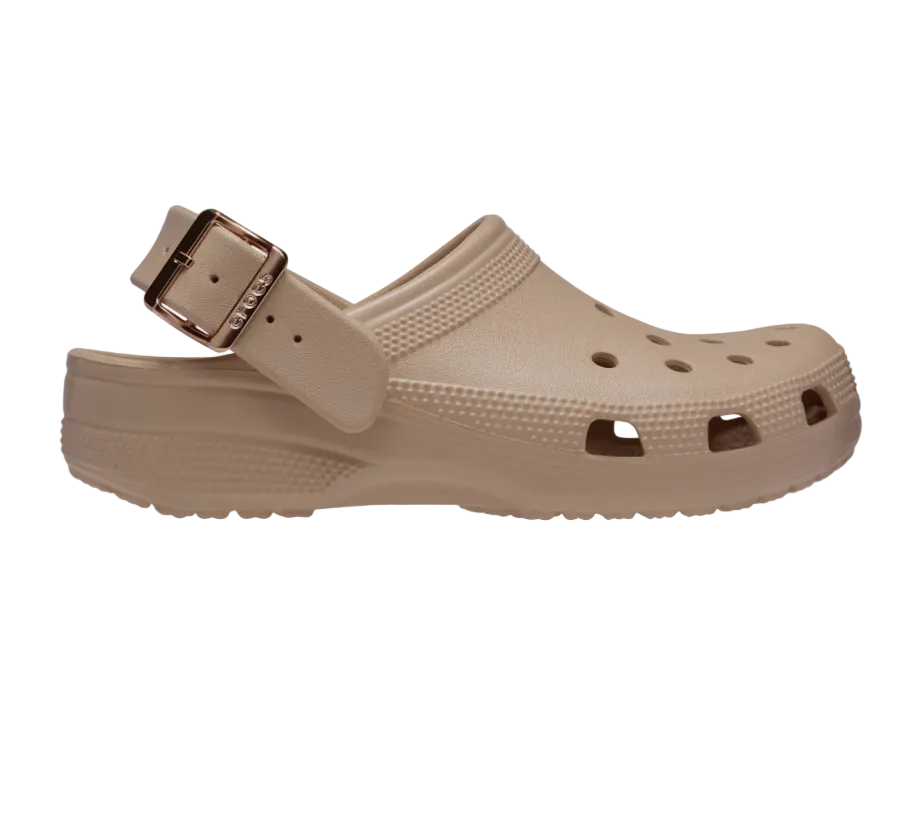 CLOGS METALLIC BUCKLE BLUSH