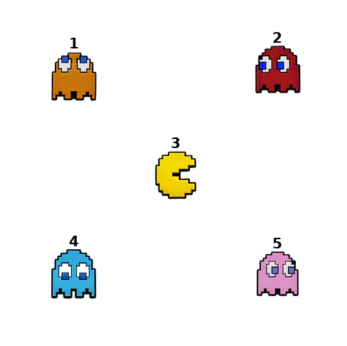 PINS PAC MAN