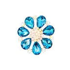 PINS FLEURS & TREFLES METAL