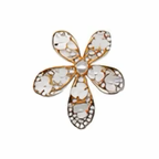PINS FLEURS & TREFLES METAL