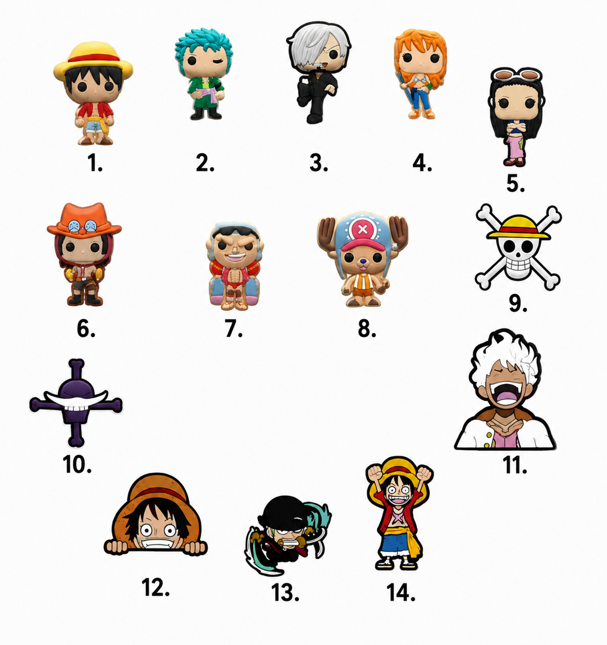 PINS ONE PIECE