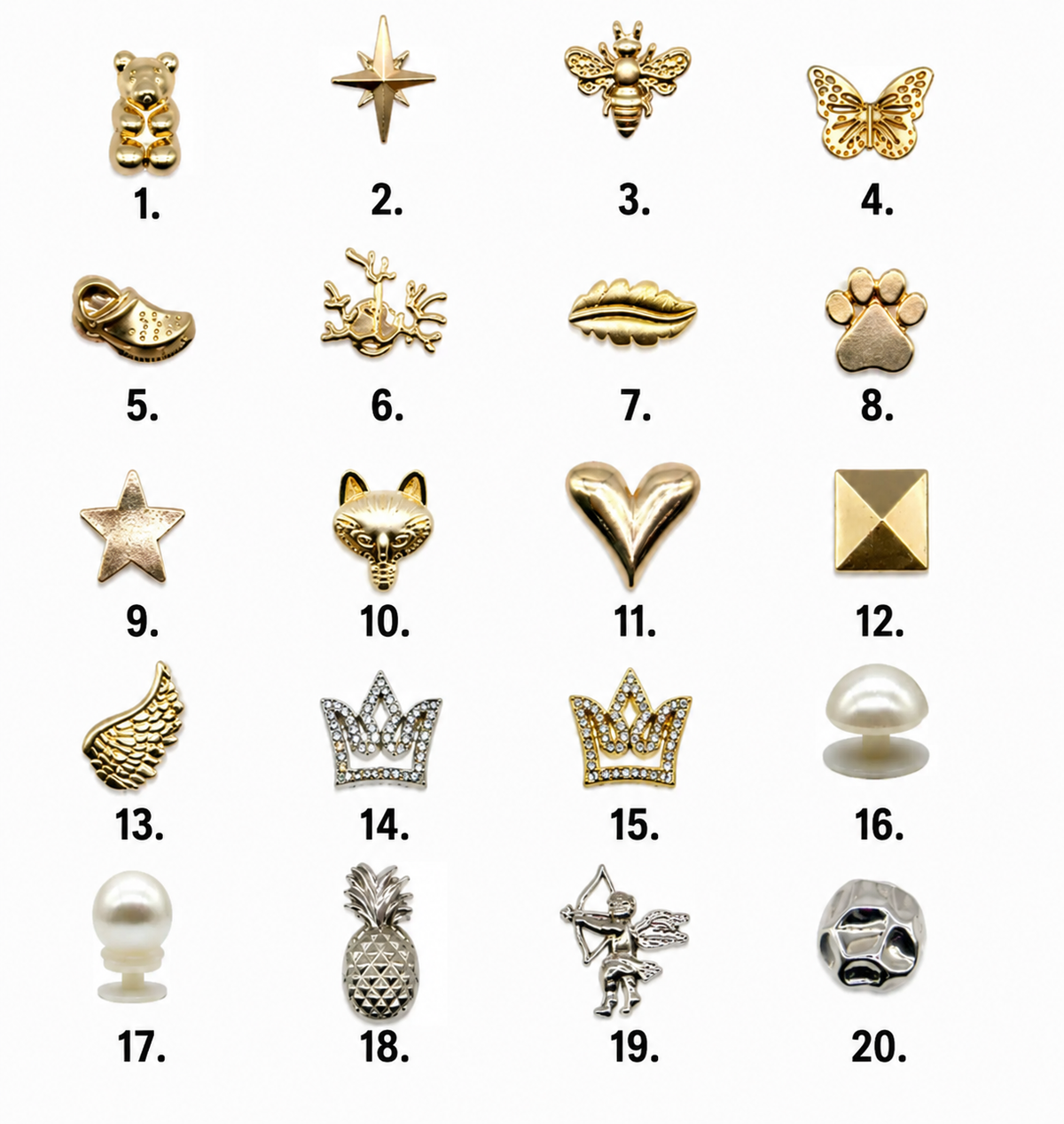 PINS GOLD & SILVER