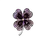 PINS FLEURS & TREFLES METAL