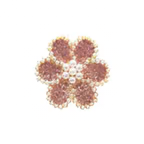 PINS FLEURS & TREFLES METAL