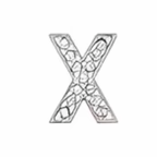 PINS LETTRES METAL