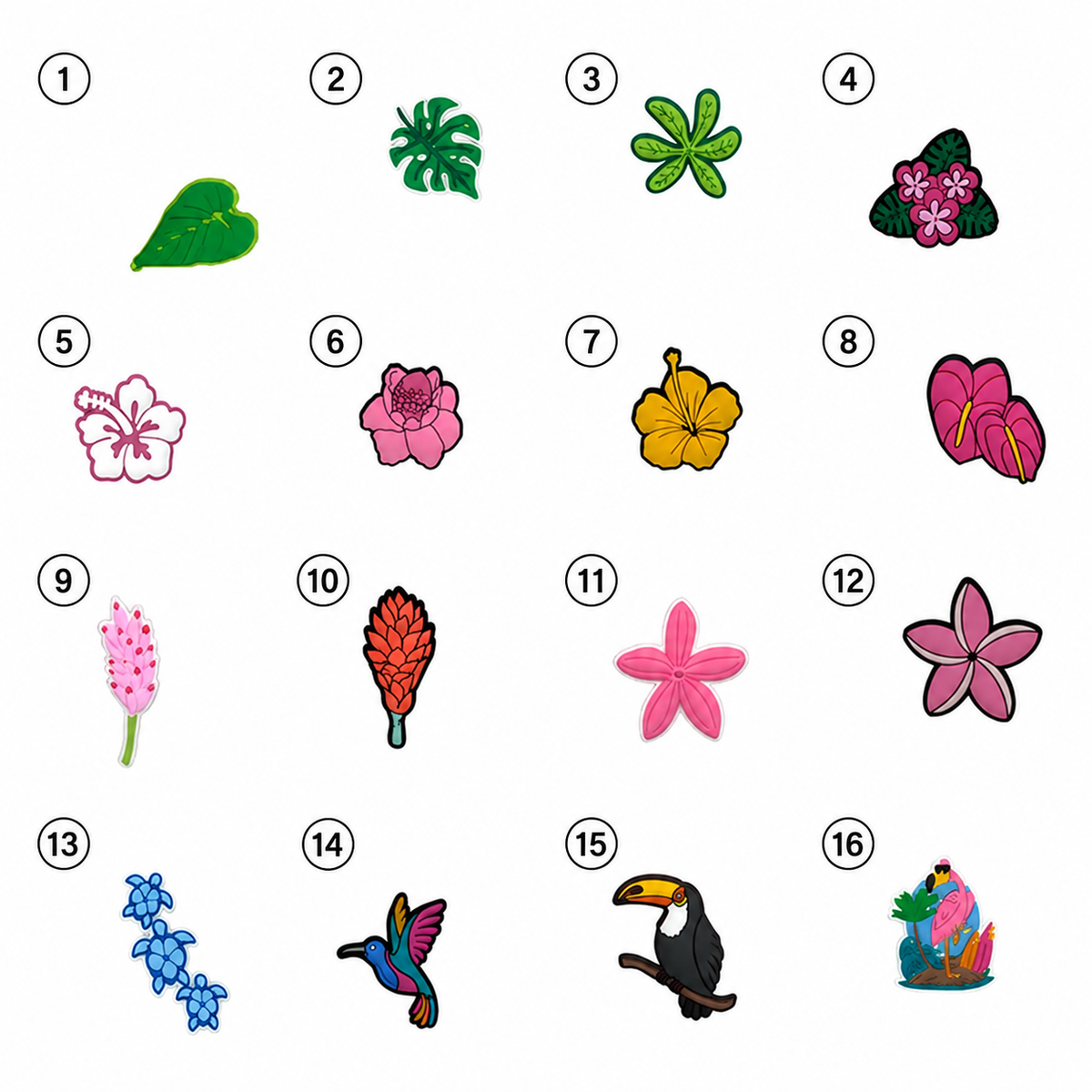 PINS FLORAL
