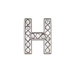 PINS LETTRES METAL